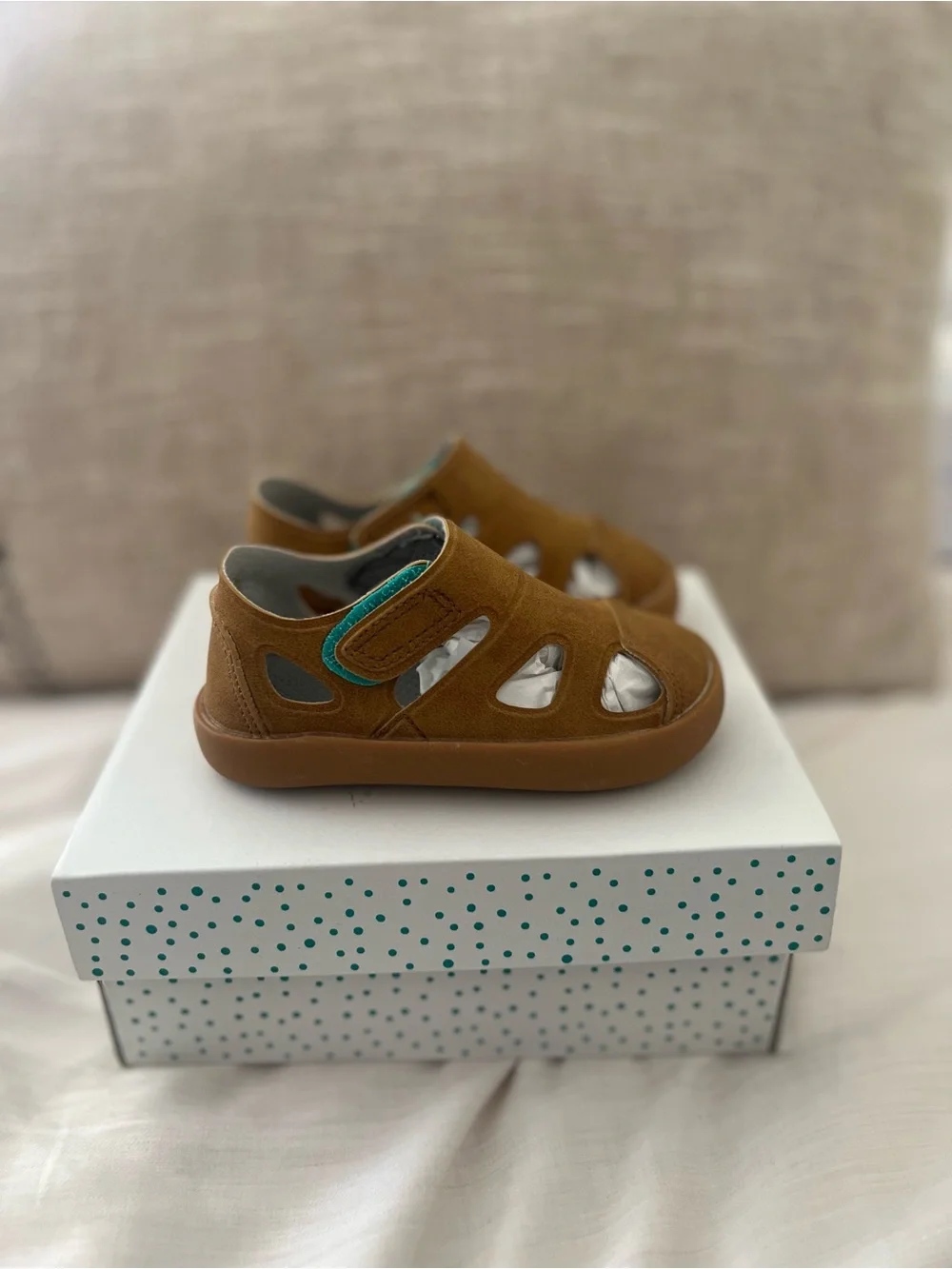 Toddler Closed-Toe Walker Sandals in Tan